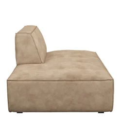 Brandon Lounger Left, velvet, golden beige