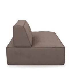 Brandon Lounger Right, scottish suede, brown sugar