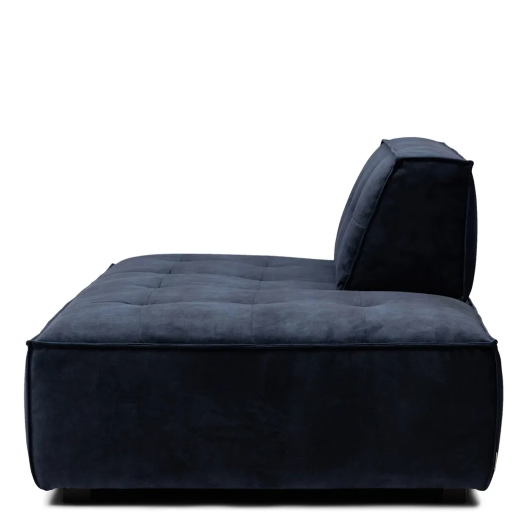 Brandon Lounger Right, velvet, estate blue