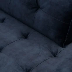 Brandon Lounger Right, velvet, estate blue