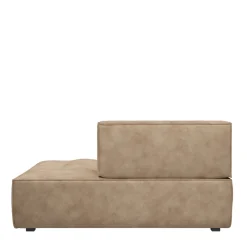 Brandon Lounger Right, velvet, golden beige