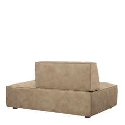 Brandon Lounger Right, velvet, golden beige