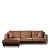 Chaise Longue Bank Links Kendall, Chocolate