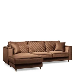 Chaise Longue Bank Links Kendall, Chocolate