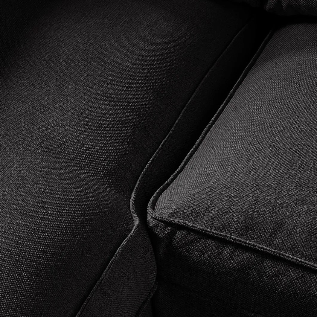 Chaise Longue Bank Links Brompton Cross, Basic Black