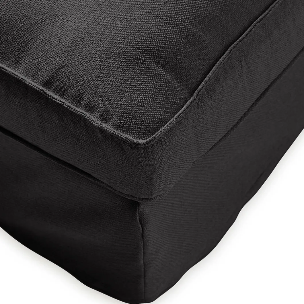 Chaise Longue Bank Links Brompton Cross, Basic Black