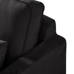 Chaise Longue Bank Links Brompton Cross, Basic Black