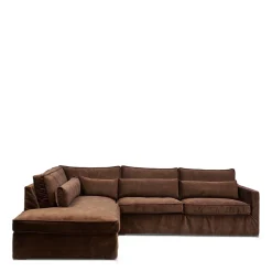 Chaise Longue Bank Links Brompton Cross, Chocolate