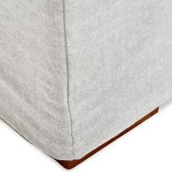 Chaise Longue Bank Links Brompton Cross, Ash Grey