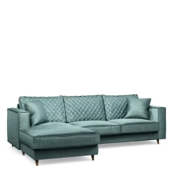 Chaise Longue Bank Links Kendall, Mineral Blue