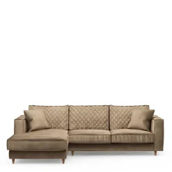 Chaise Longue Bank Links Kendall, Golden Beige