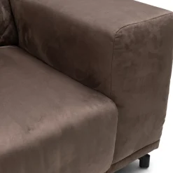 Chaise Longue Bank Links Marciana, Brown Sugar