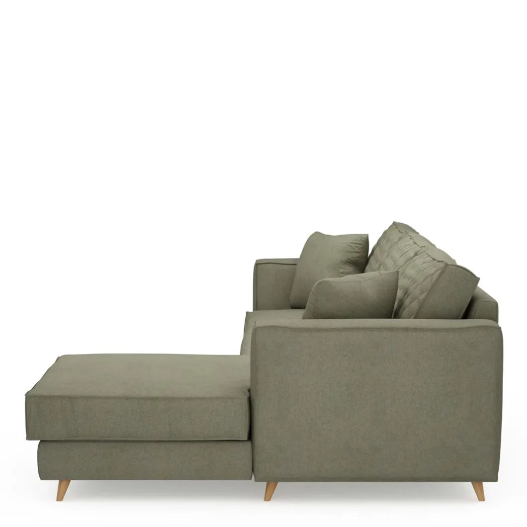Chaise Longue Bank Rechts Kendall, Forest Green