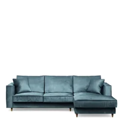 Chaise Longue Bank Rechts Kendall, Petrol