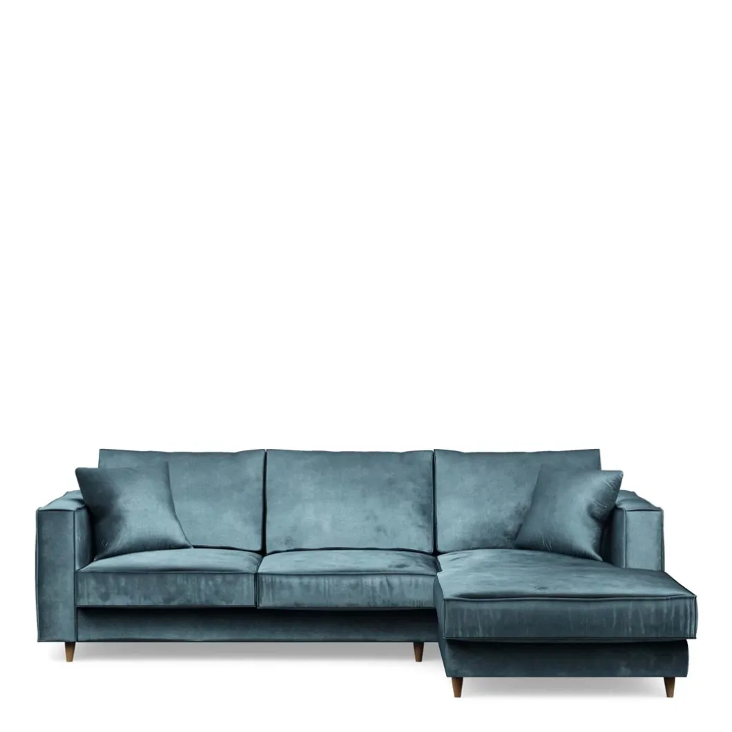 Chaise Longue Bank Rechts Kendall, Petrol