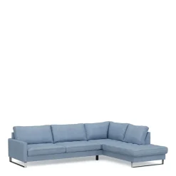 Chaise Longue Bank Rechts West Houston, Ice Blue