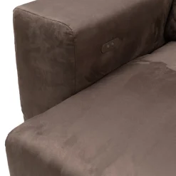 Chaise Longue Bank Rechts Marciana, Brown Sugar