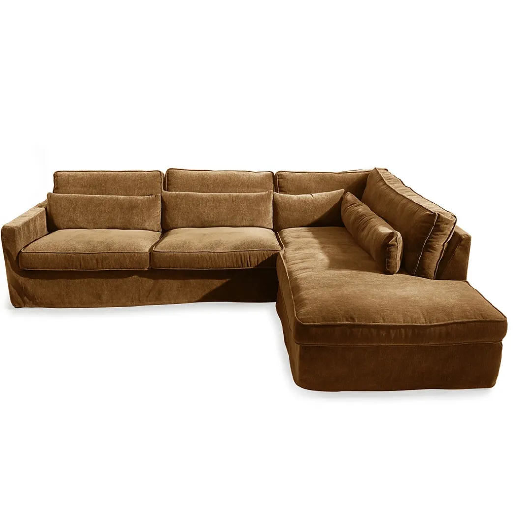 Chaise Longue Bank Rechts Brompton Cross, Cognac