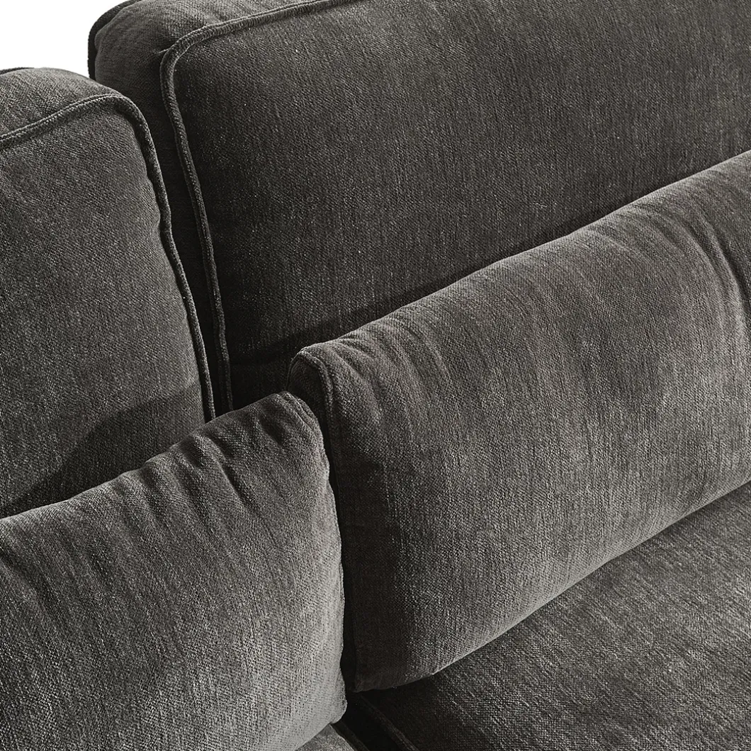 Chaise Longue Bank Rechts Brompton Cross, Grimaldi Grey