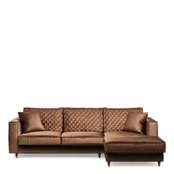 Chaise Longue Bank Rechts Kendall, Chocolate