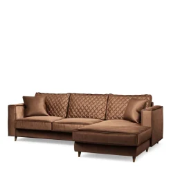 Chaise Longue Bank Rechts Kendall, Chocolate