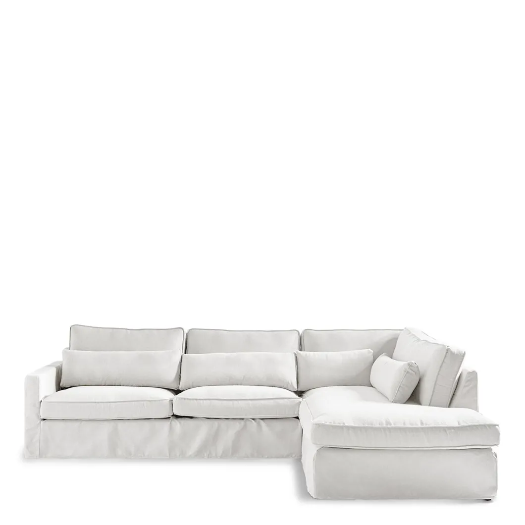 Chaise Longue Bank Rechts Brompton Cross, Alaskan White