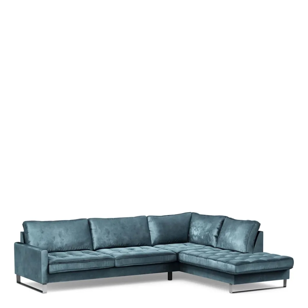 Chaise Longue Bank Rechts West Houston, Petrol