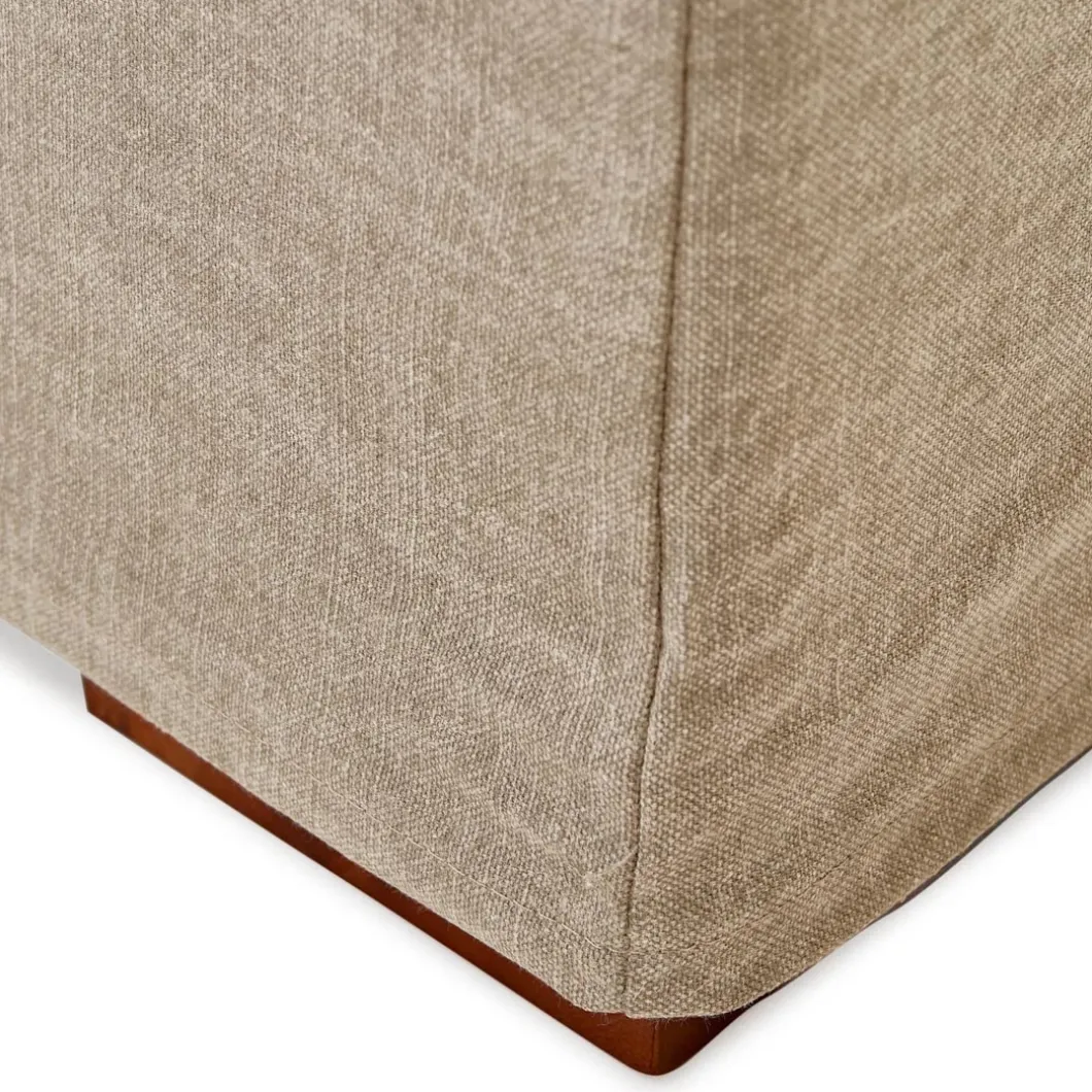 Chaise Longue Bank Rechts Brompton Cross, Natural