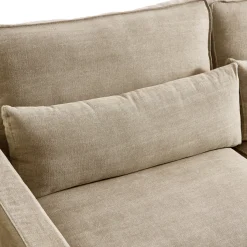 Chaise Longue Bank Rechts Brompton Cross, Natural