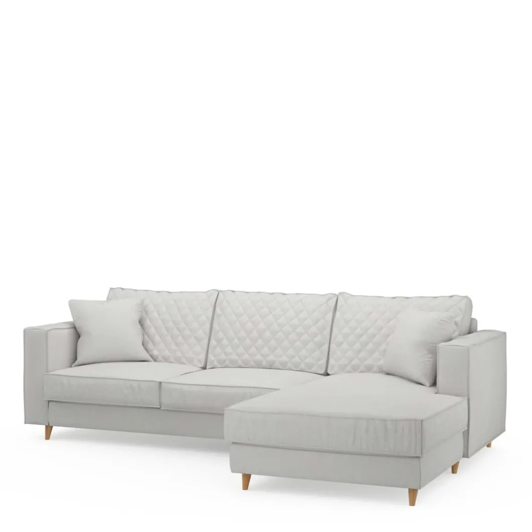 Chaise Longue Bank Rechts Kendall, Ash Grey