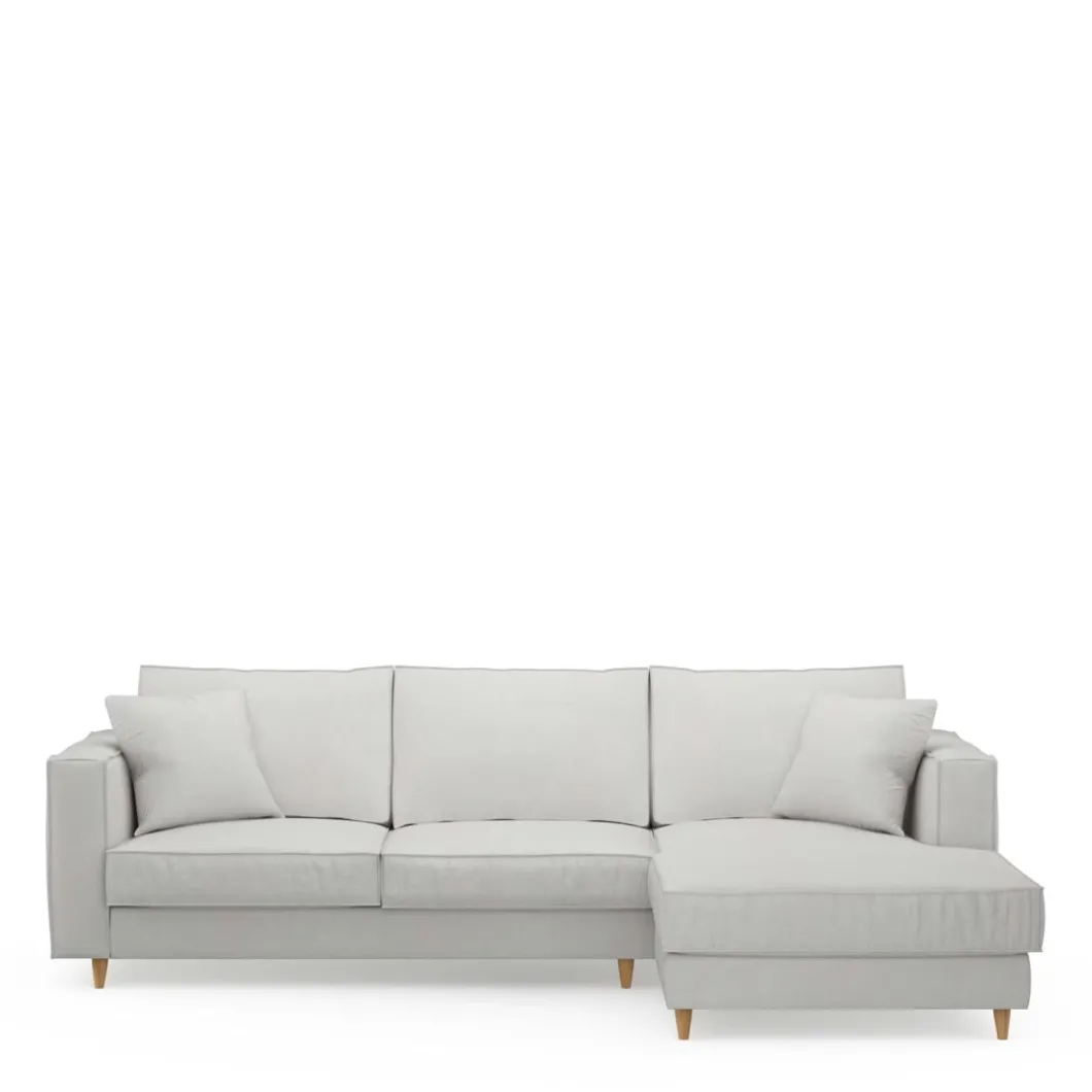 Chaise Longue Bank Rechts Kendall, Ash Grey