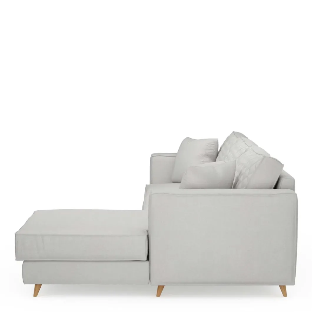 Chaise Longue Bank Rechts Kendall, Ash Grey