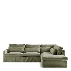 Chaise Longue Bank Rechts Brompton Cross, Forest Green