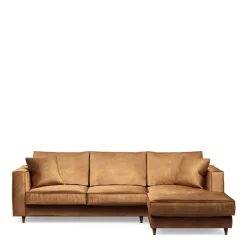 Chaise Longue Bank Rechts Kendall, Cognac