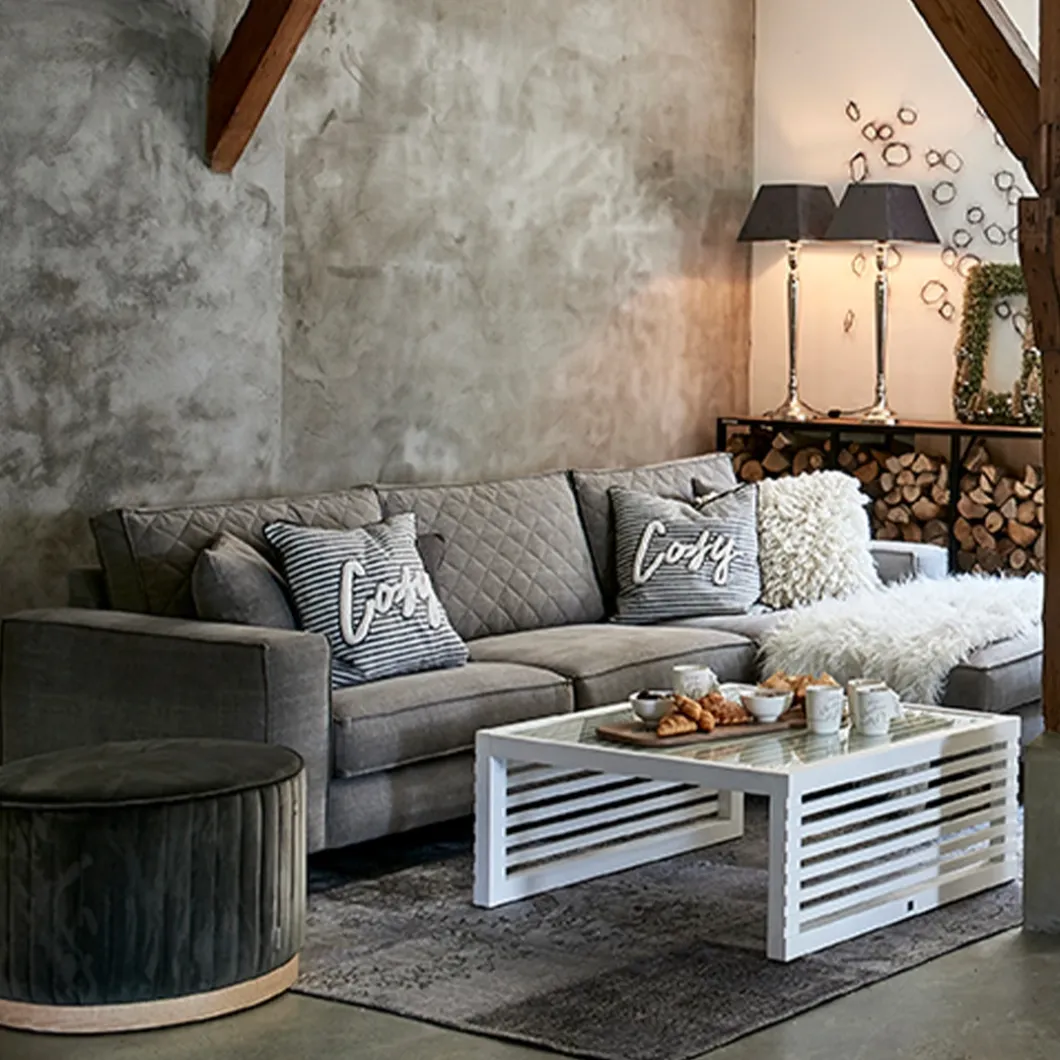 Chaise Longue Bank Rechts Kendall, Cognac