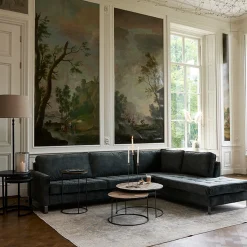 Chaise Longue Bank Rechts West Houston, Chocolate