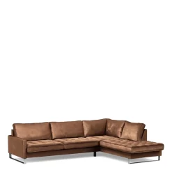 Chaise Longue Bank Rechts West Houston, Chocolate