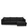 Chaise Longue Bank Rechts Kendall, Basic Black