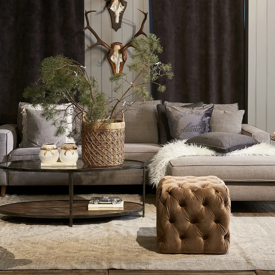 Chaise Longue Bank Rechts Kendall, Basic Black