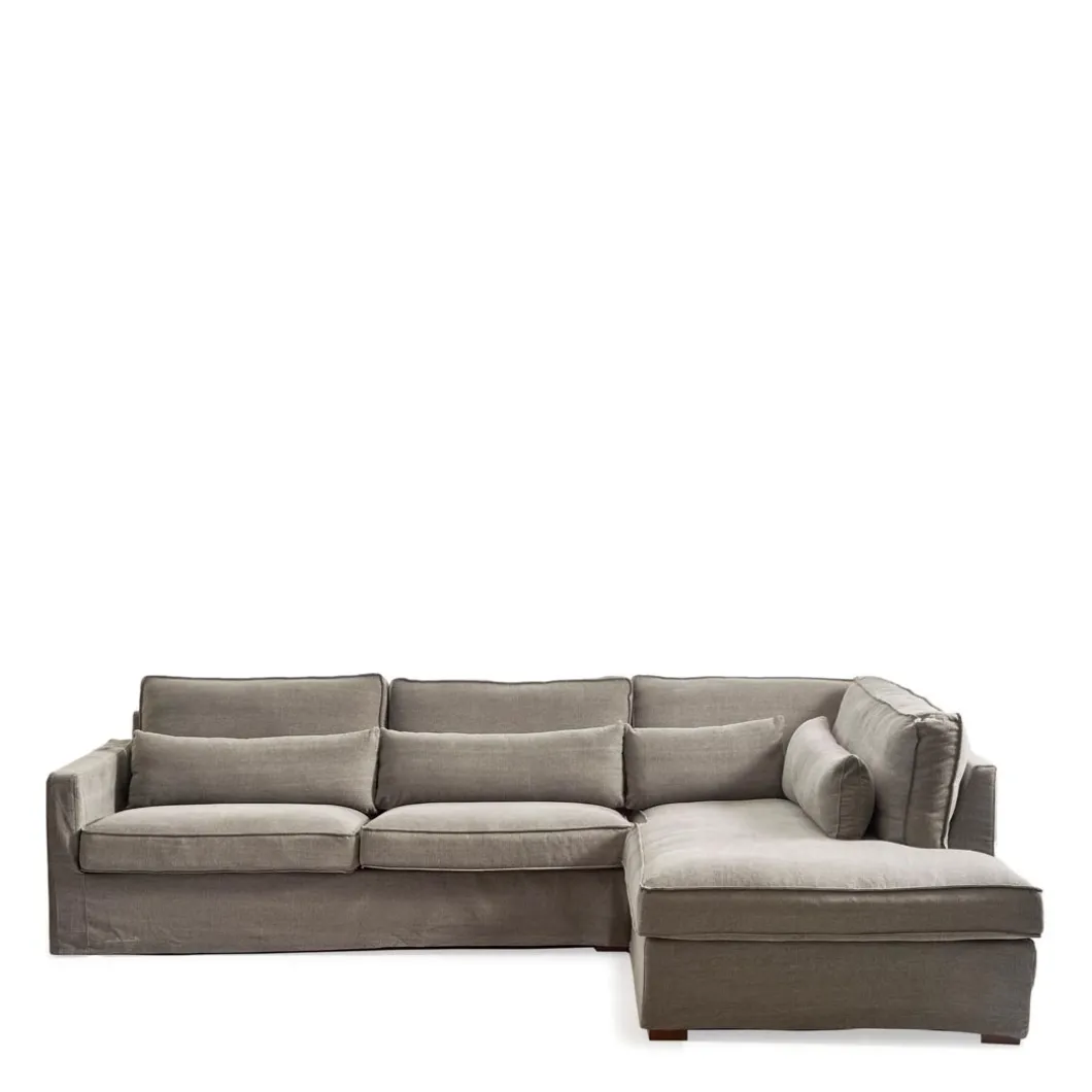 Chaise Longue Bank Rechts Brompton Cross, Stone