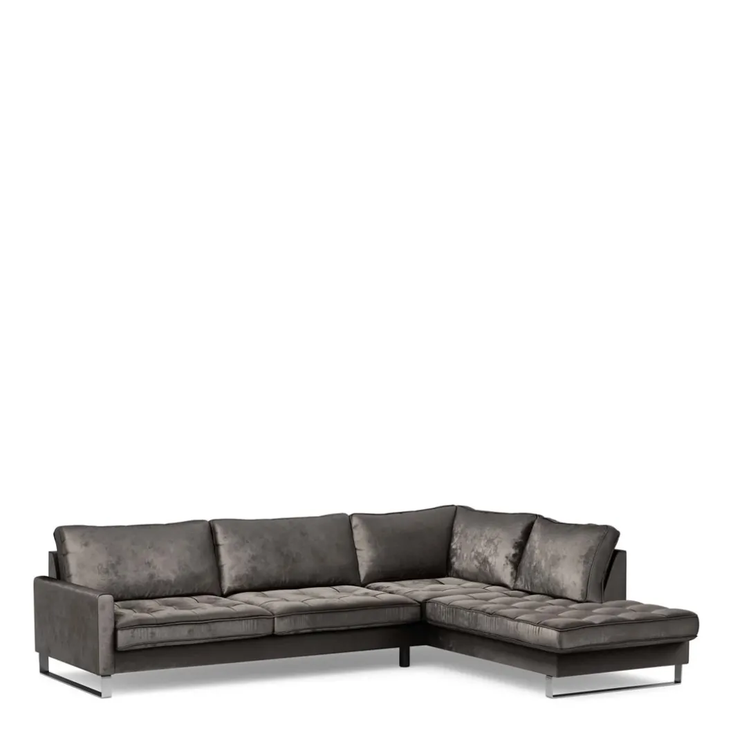 Chaise Longue Bank Rechts West Houston, Grimaldi Grey