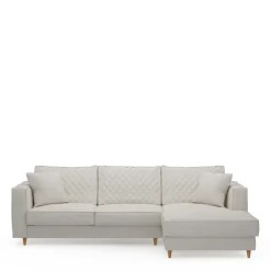 Chaise Longue Bank Rechts Kendall, Alaskan White