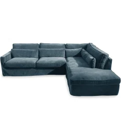 Chaise Longue Bank Rechts Brompton Cross, Petrol