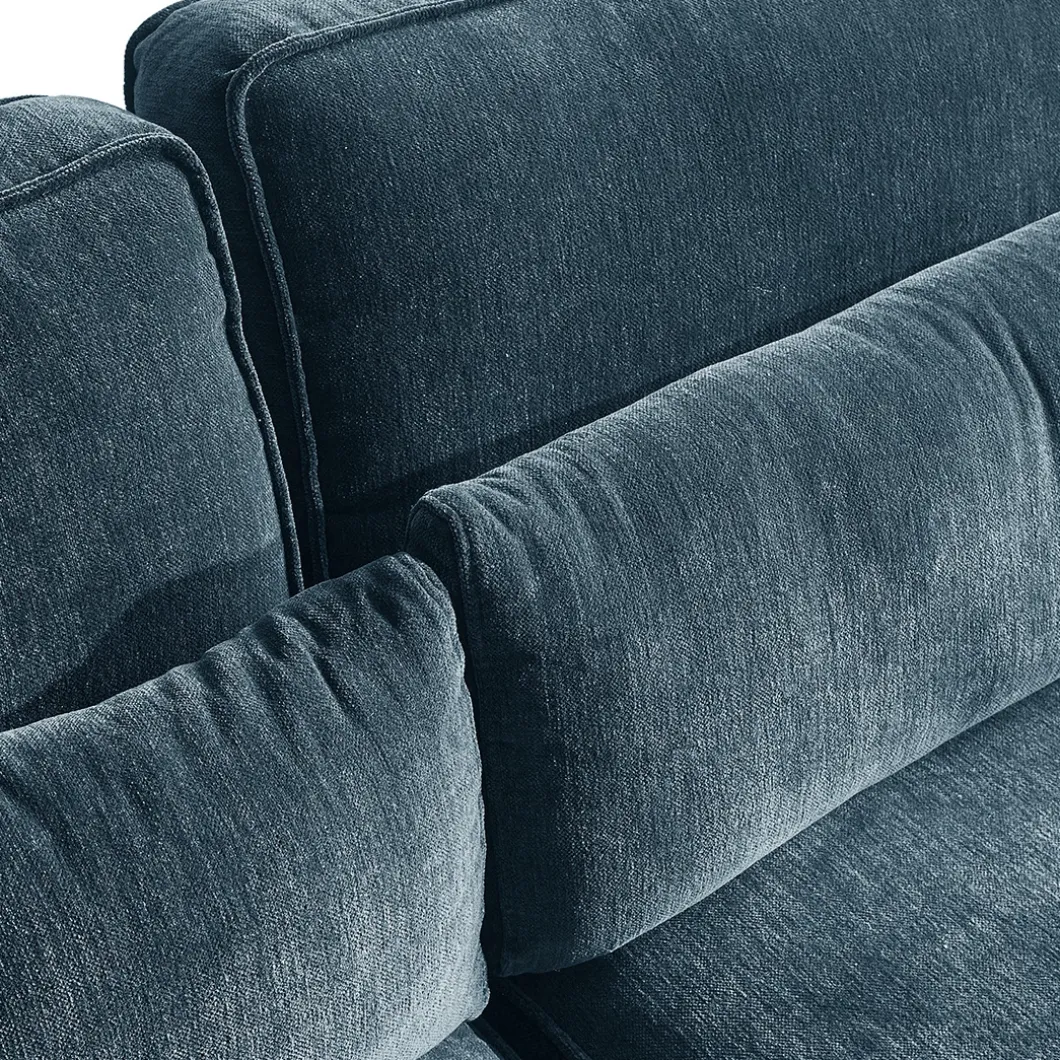 Chaise Longue Bank Rechts Brompton Cross, Petrol