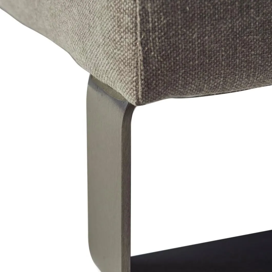 Chaise Longue Bank Rechts West Houston, Mineral Blue