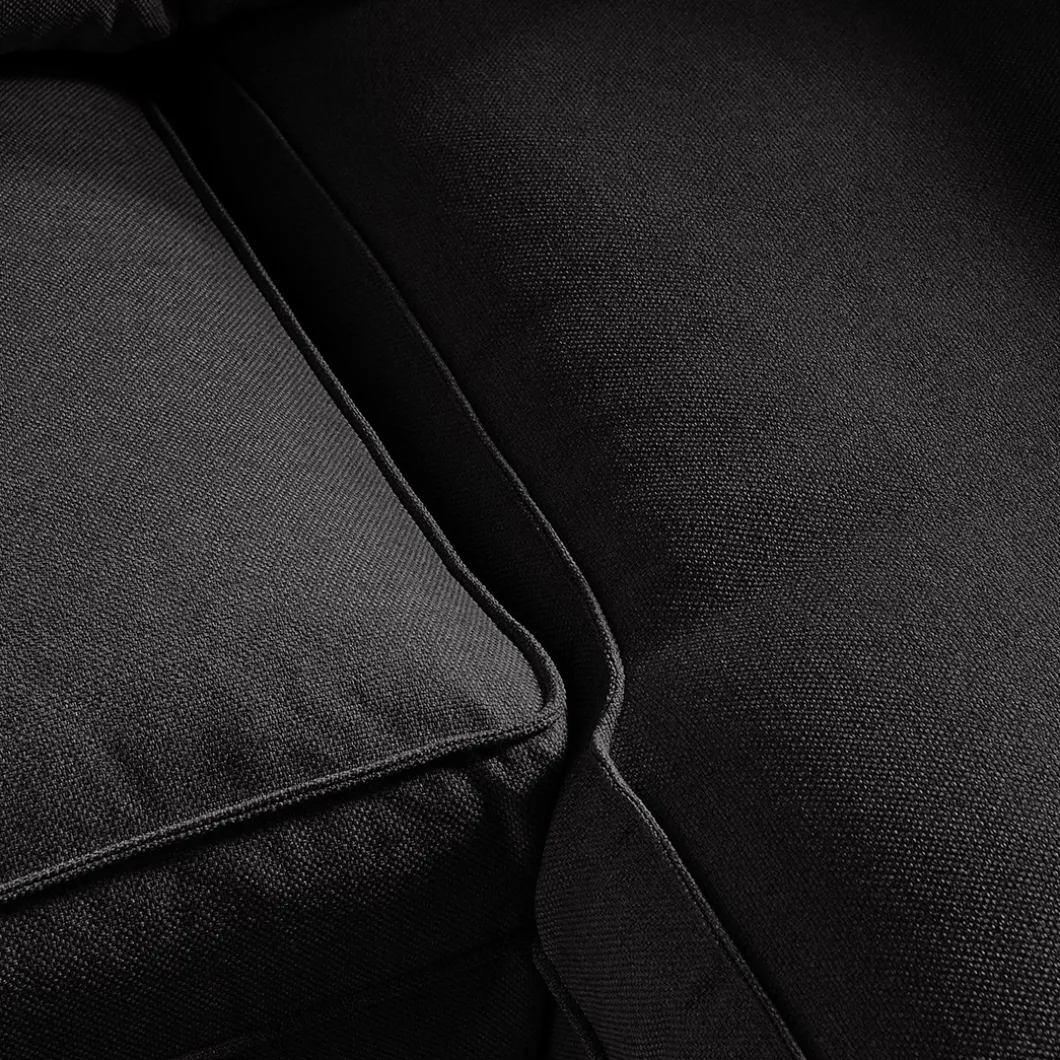 Chaise Longue Bank Rechts Brompton Cross, Basic Black