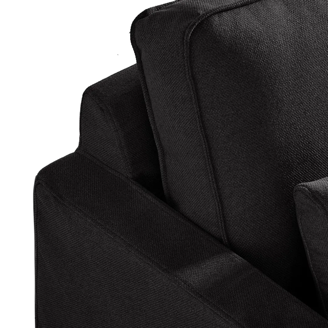 Chaise Longue Bank Rechts Brompton Cross, Basic Black