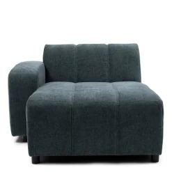 Chaise Longue Links Martinique, Harbour Blue, Copperfield Weave