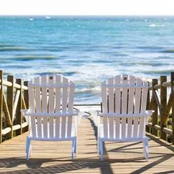 Classic Adiron Deckchair Outdoor, white