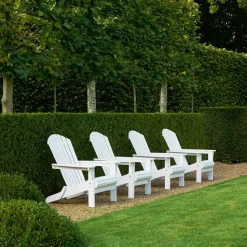 Classic Adiron Deckchair Outdoor, white